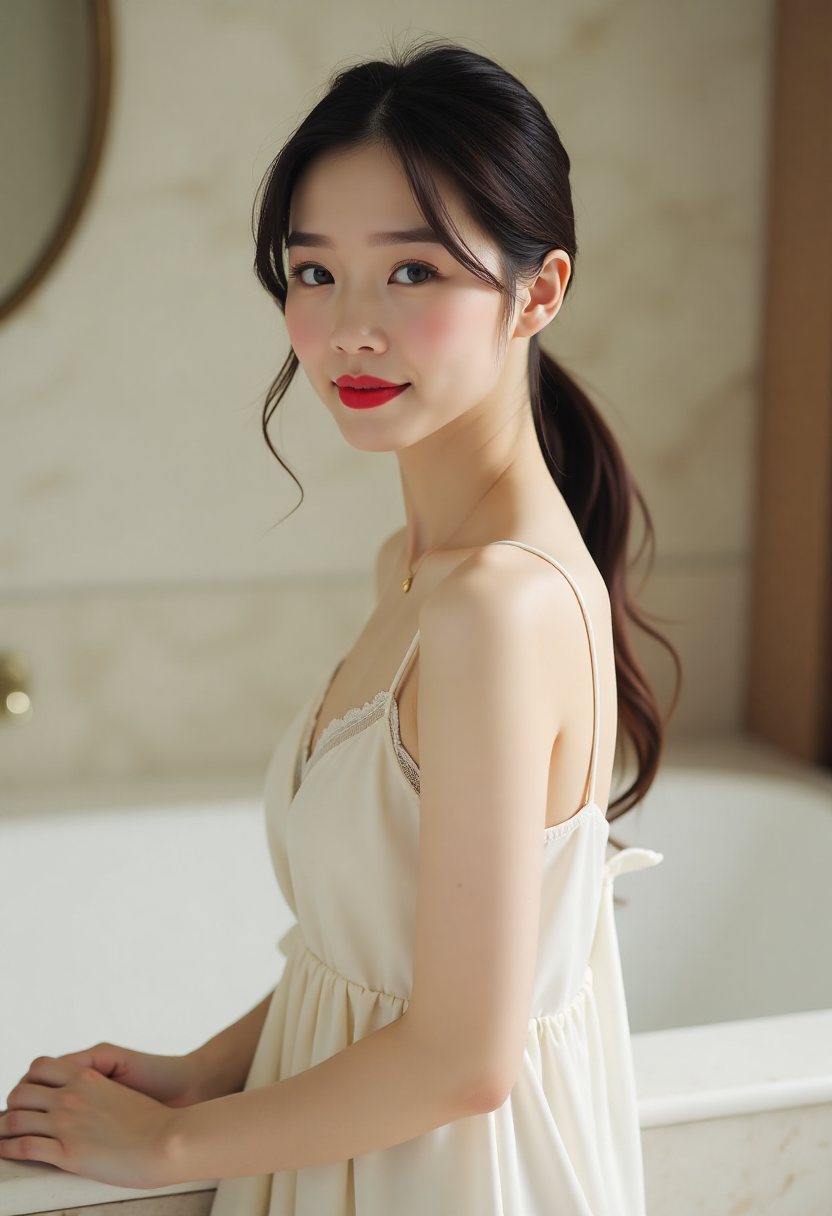 南方小院黄昏里的晚饭